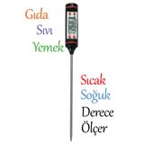 Efege Dijital Gıda Termometresi Süt Yemek Sıcaklık Ölçer Pişirme Derecesi Süt Yoğurt Yemek Su Mama Ölçme