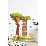 efekt reklam İngilizce Eğitici Orman ve Sevimli HayvanlarÇocuk Bebek Odası Duvar Kağıdı Aksesuarları Süsü Sticker