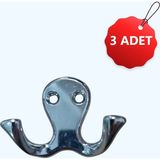 Efeli Yapı Nova 3 Adet Krom Vestiyer Askısı