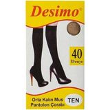 Efem İç Giyim 6'lı Kadın Dizaltı Orta Kalın Çorap 57 Ten Rengi 40 Denye Sarı Kutu - 35 - 40 - Çok Renkli