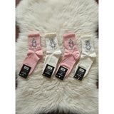 Efem İç Giyim Tedy-Bear Desenli 2 Renk Kolej Çorap 12'li Paket - 35 - 40 - Çok Renkli