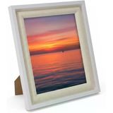 Efemark Premium Serisi 20 * 25 CM Ahşap Resim Çerçevesi Beyaz-Bej