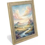 Efemark Premium Serisi 20 * 30 CM Ahşap Resim Çerçevesi Bej