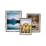 Efemark Premium Serisi Ahşap Resim Çerçevesi 3' lü Set (10 * 15-13 * 18-15 * 20 cm)