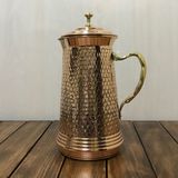 Efemir Bakır Markasi Bal Peteği Bakır Sürahi