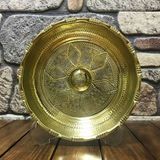 Efemir Pirinç Hamam Tası 20 Cm - Bakır