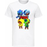 Efendioğlu Design Brawl Stars Leon Baskılı Çocuk Tişört Oyun Karakterleri Gamer Çocuk T-Shirt - 3 Yaş - Beyaz