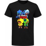Efendioğlu Design Brawl Stars Leon Baskılı Çocuk Tişört Oyun Karakterleri Gamer Çocuk T-Shirt - 3 Yaş - Siyah