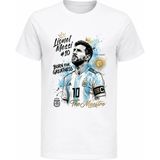 Efendioğlu Design The Maestro L.messi Baskılı Pamuklu Beyaz Erkek Çocuk T-Shirt - 3 Yaş