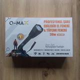 EFEOĞLU Q-Max PS-2800 30W 4500 Lümen 3 Km Menzilli Renk Filtreli Şarjlı Avcı El ve Tüfek Feneri
