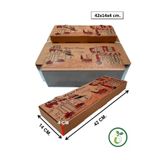 EFEPA Kraft Karton Pide Kutusu 42x14x4 Cm ( 100'lü Paket )