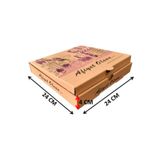 EFEPA Kraft Karton Pizza Pide Kutusu 24x24x4 cm. 100 Adet