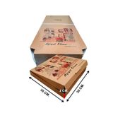 EFEPA Kraft Karton Pizza Pide Kutusu 30x30x4 cm. 100 Adet