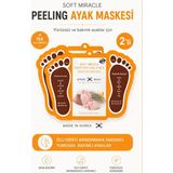 Efero 2 Adet Soft Miracle Foot Peeling - Ayak Soyucu Çorap Ölü Derileri Soyan Ayak Çorabı Peeling Maskesi