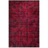 Efes 2303 Geleneksel Afgan Motif Yumuşak Doku Leke Tutmayan Modern Halı Kilim