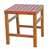 Efes 40X 40 Ahşap Sehpa - 45Cm Yükseklik - Şezlong Uyumlu Sehpa