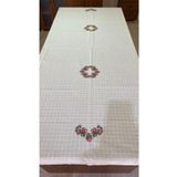 Efesan 160x220 Masa Örtüsü (bordo Kanaviçeli)