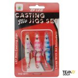 Effe 3'Lü Lrf Jig Yem Seti Zebra Mix Çift Yüzlü Hg1891