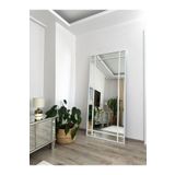 EFFE YAPI DEKOR 180x80 Cm Beyaz Metal Çerçeveli Dekor Ayna