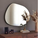 Effe Yapı Dekor Asimetrik Konsol Aynası Cam Malzemeden Dekoratif Tasarım 70x60 cm