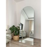 Effe Yapı Dekor Çerçevesiz Oval Ayaklı Boy Aynası 180X70 cm Metal Malzemeden Modern Tasarım