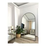 Effe Yapı Dekor Pirinç Eskitme Metal Çerçeveli 180X100 cm Oval Ayaklı Boy Aynası