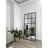 Effe Yapı Dekor Siyah Metal Çerçeveli 180*80 cm 5/3 Dekor Boy Aynası