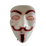 EffectPartyStore Cadilar Bayrami Halloween Vennatta Turuncu Işikli Maske 22cmx20cm