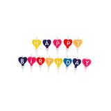EffectPartyStore Pasta Mumu Kalpli Happy Birthday Çok Renkli