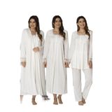Effort Hamile Çarşı 2405 Ekru Lohusa Hamile Gecelik Sabahlık Pijama Set, S, TXB3C9AB9D1110-HCEFT2405ES