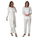 Effort Kadın Ekru Sabahlıklı Hamile Lohusa Pijama Takımı, XL, EF2018EFF-19804IGP266295