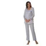 Effort Kadın Gri Hamile Lohusa Pijama Takımı, 2XL, TYC00488741392-19804IGP265890