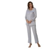 Effort Kadın Gri Hamile Lohusa Pijama Takımı, XL, TYC00488741392-19804IGP266008