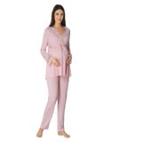 Effort Kadın Pembe Lohusa Hamile Yazlık Pijama Takımı 8092, M, Effortt8092-19804IGP266885