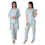 Effort Kadın Sabahlıklı Hamile Lohusa Pijama Takımı, S, Effortt5025-19804IGP2717972