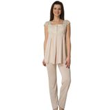 Effort Kadın Vizon Hamile Lohusa Pijama Takımı, L, EF2303EFRT-19804IGP265882