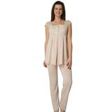 Effort Kadın Vizon Hamile Lohusa Pijama Takımı, XL, EF2303EFRT-19804IGP266072