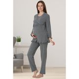 Effortt Füme Hamile Lohusa Pijama Takımı