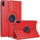 Efg Honor Pad X8A 11'' NDL-W09 Stand 360 Derece Döner Kapaklı Tablet Kılıf - Kırmızı