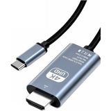 Efiks 2 METRE HDMİ KABLO 4K 30 HZ FULL HD TV MONİTÖR UYDU ALICISI PC UYUMLU TYPE C TO HDMI KABLOSU