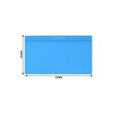 Efiks Isıya Dayanıklı Elektronik Tamir Matı Lehim Pedi 700 mm x 400 mm Mavi