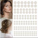 Eflamel Design İncili Sticker Kendinden Yapışkanlı Saç, Yüz,Vücut,Tırnak Süsleme Aksesuarı