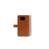 Eflink Vivo Y20 Kılıf Kar Deluxe Kapaklı Kılıf - Kahverengi