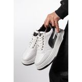 EFNANSHOES Erkek Beyaz Premium Poliüretan Hafif Ortopedik Dikişli Taban Günlük Spor Yürüyüş Ayakkabı Sneakers