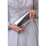 Efnanstore Gümüş Abiye Çanta