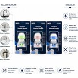 Efnaz Style 12 Adet Musluk Ucu Filtresi Akordiyon - Pervaneli 360° 16-19MM Tüm Musluklara Uyum Kireçlenme Yapmaz