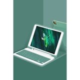 Efnaz Style Apple iPad Pro 12.9 (2024) Kılıf KC01 Smart Klavyeli Tablet Kılıfı - Koyu Yeşil