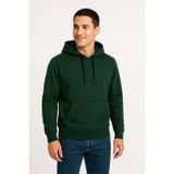 Efnaz Style Erkek Üç İplik Kapüşonlu Kanguru Cepli SweatShirt Hoodie - Haki - S - Haki