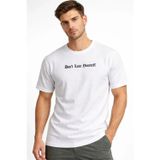 Efnaz Style Erkek Wafıl Kumaş Tişört Regular Kalıp Bisiklet Yaka Baskılı Günlük Basic T-Shirt - Beyaz - 2XL - Beyaz