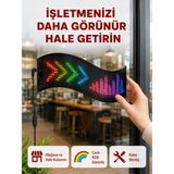 Efnaz Style Rgb Renkli LED Ekran Tabela USB Bağlantılı ve Kayan Yazı Destekli
